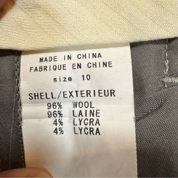 Theory Emery Wool Blend Tailored Pants - Picture 3 of 7